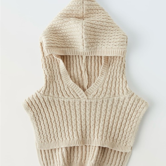 Zara Structured Knit Balaclava - Picture 3 of 5